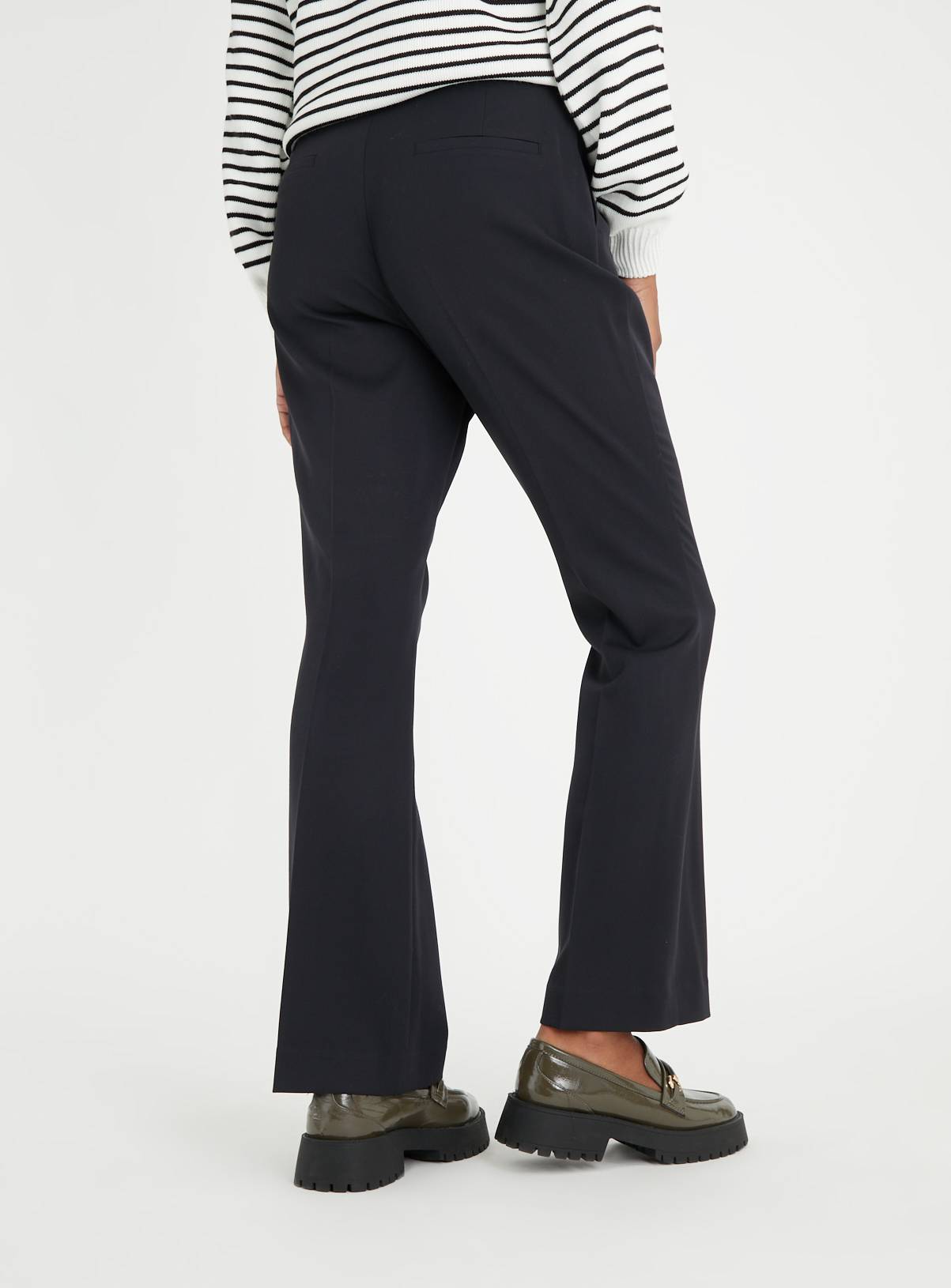 Black Kick Flare Trousers 18R - Image 5