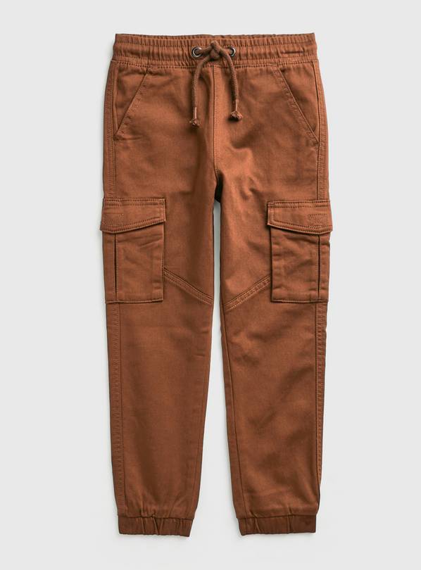 Tan Loop Back Cargo Trousers  5 years