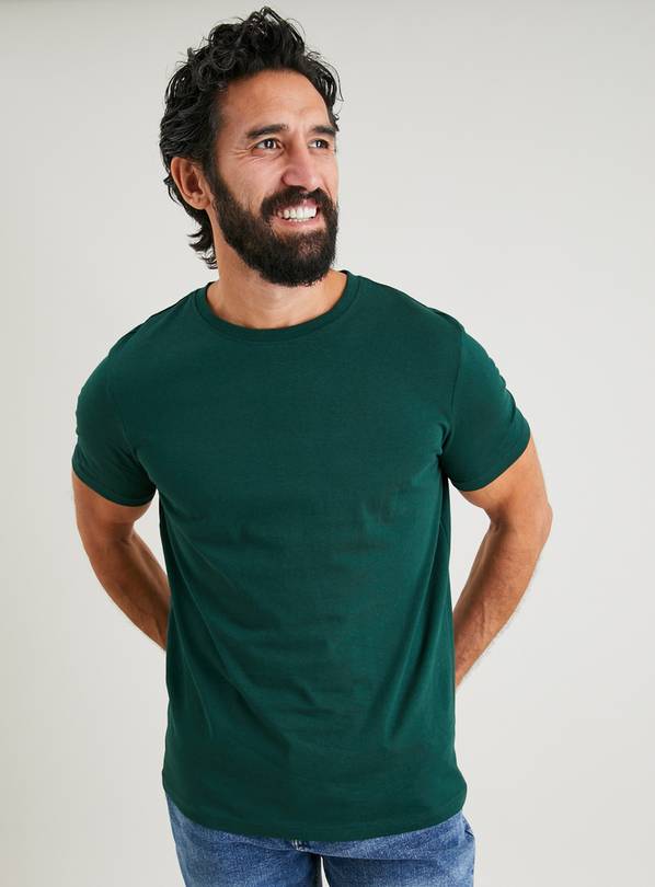 Forest Green Regular Fit T-Shirt S
