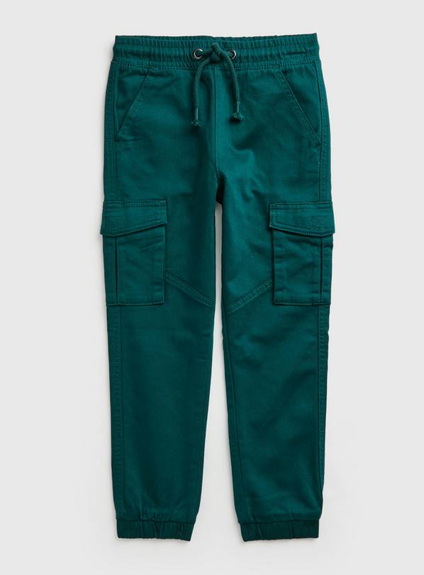 Blue Loop Back Cargo Trousers  4 years