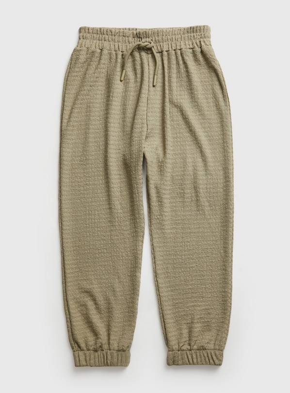 Buy Khaki Crinkle Joggers - 11 years | Trousers and leggings | Argos