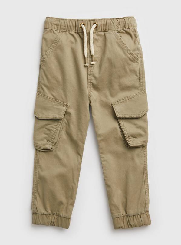 Buy Stone Varsity Cargo Trousers 3-4 years | Trousers and joggers | Argos