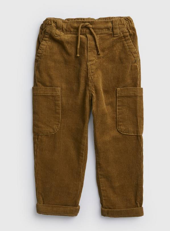 Tan Corduroy Cargo Trousers 1.5-2 years