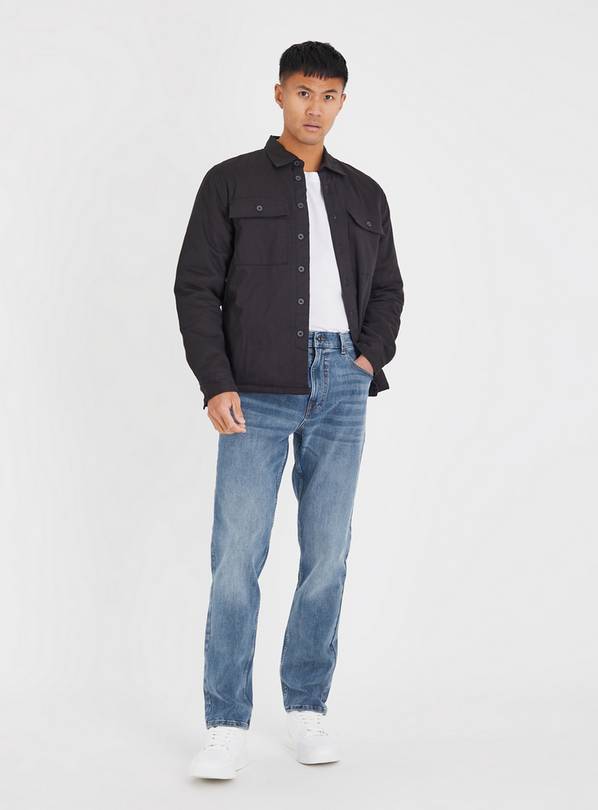Buy Smokey Blue Denim Flexi Stretch Slim Fit Jeans 36L | Jeans | Tu