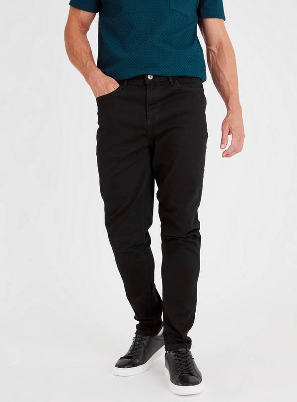Black Skinny Fit Jeans With Stretch 34S
