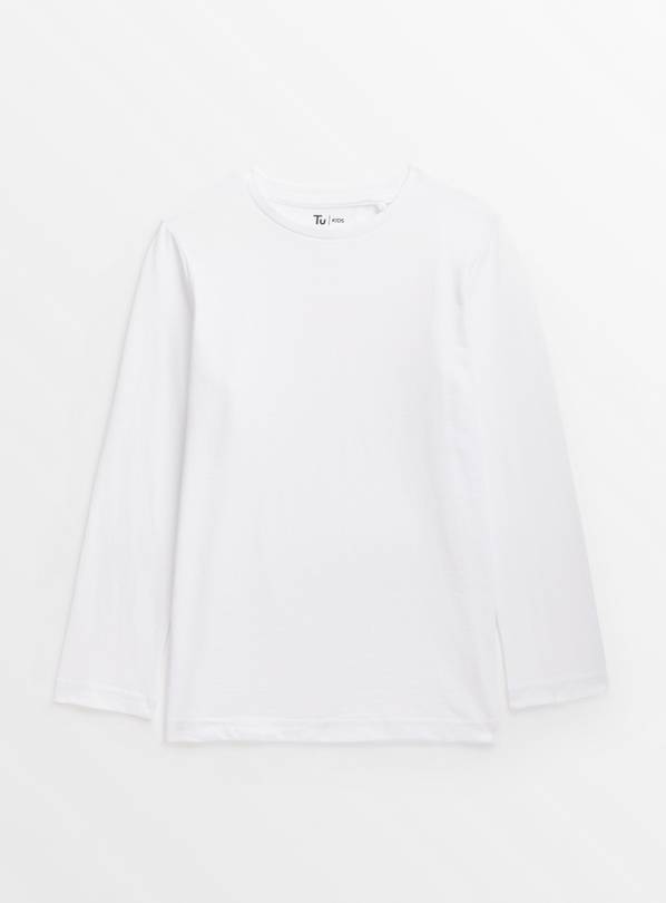White Long Sleeve T-Shirt 11 years