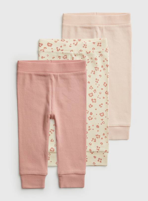 Buy Pink Leggings 3 Pack 18-24 months, Trousers and leggings