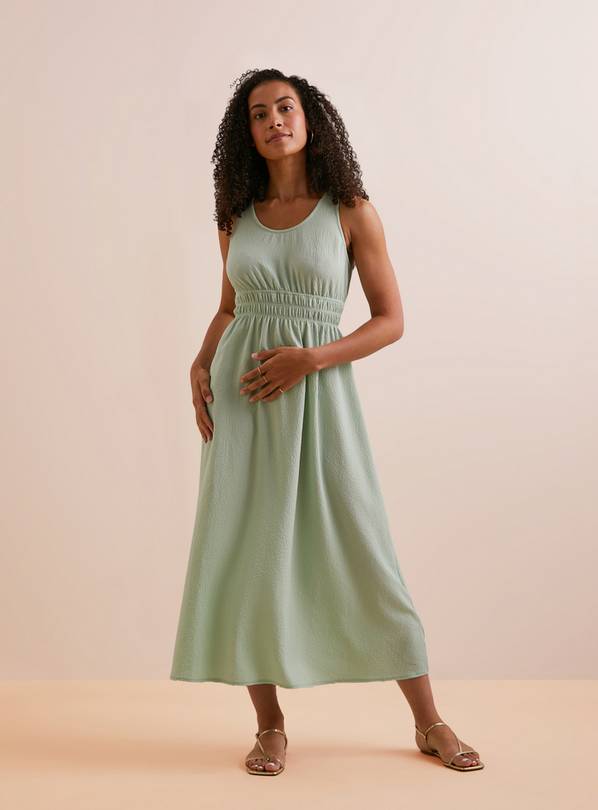 Everbelle Sage Green Backless Midi Dress 16