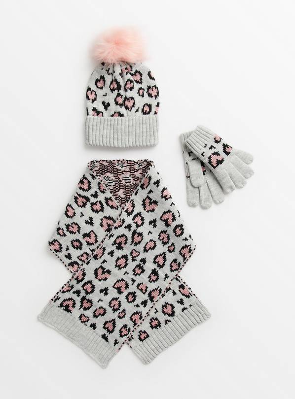 Buy Animal Sparkle Hat, Gloves u0026 Scarf Set 1-2 years | Accessories | Tu