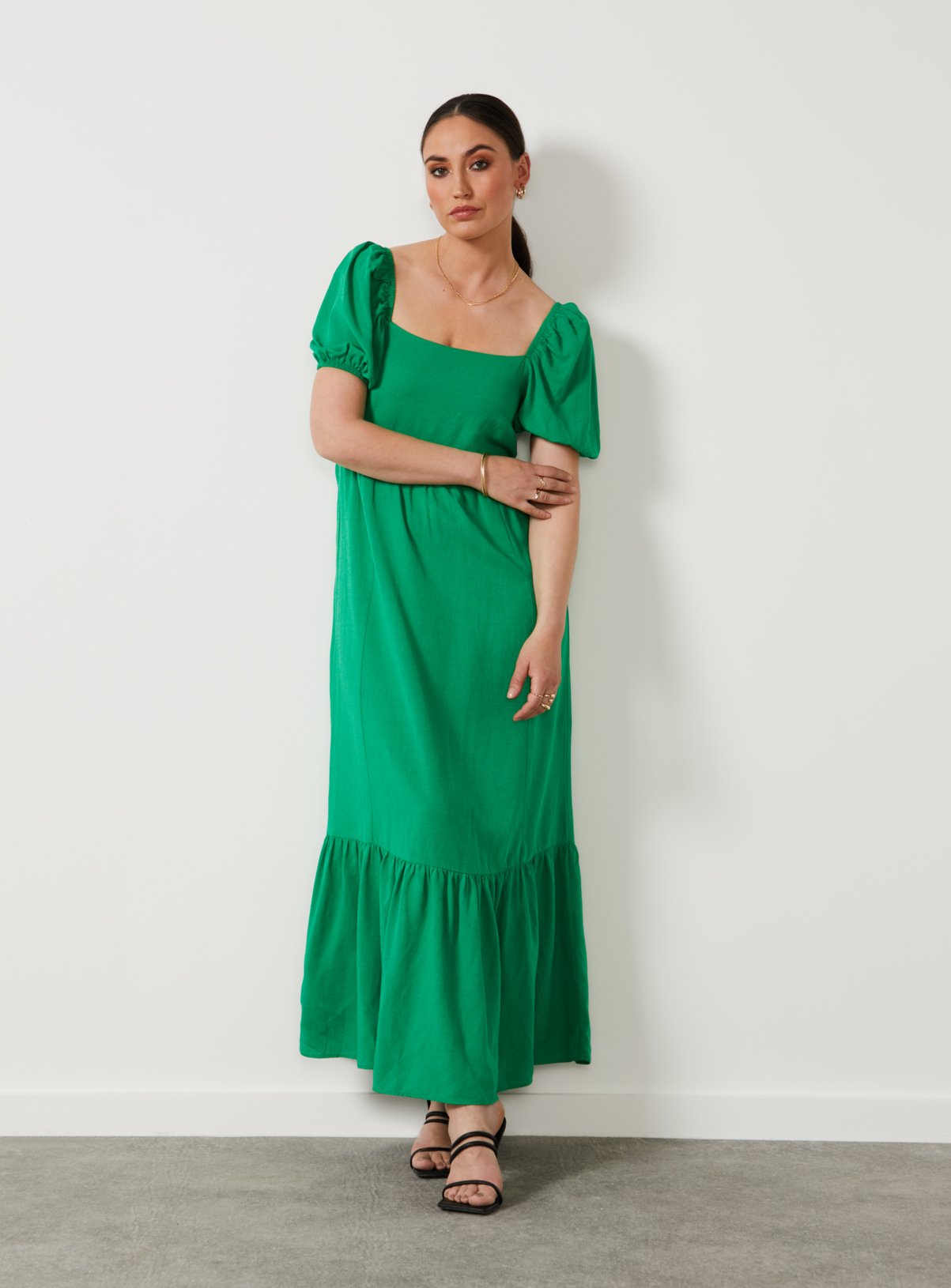 For All The Love Linen Midi Dress 8 - Image 5 thumbnail