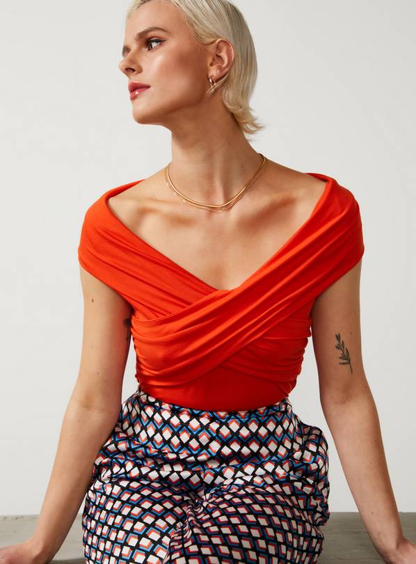 For All The Love Off The Shoulder Bardot Wrap Top 12