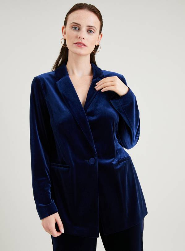 Velvet hot sale navy blazer