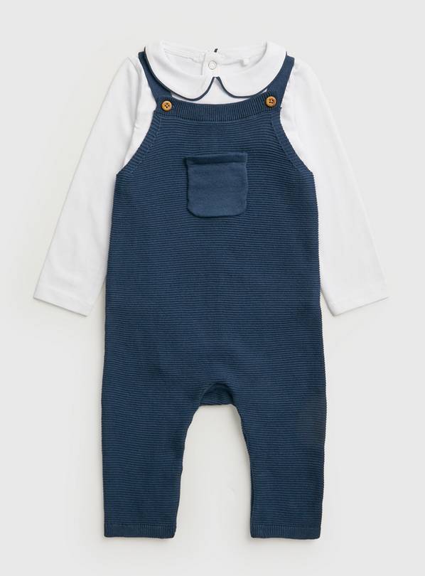 Buy 2 piece Bodysuit & Towel Dungaree Set - Baby Boy Clothing Sets