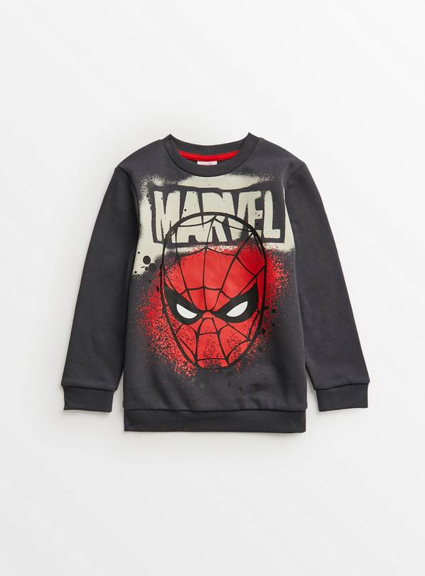 Spider-Man Grey Sweatshirt 7 years