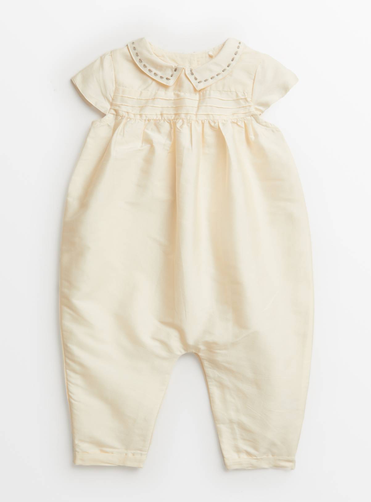 Ivory Christening Romper 18-24 months - Image 1