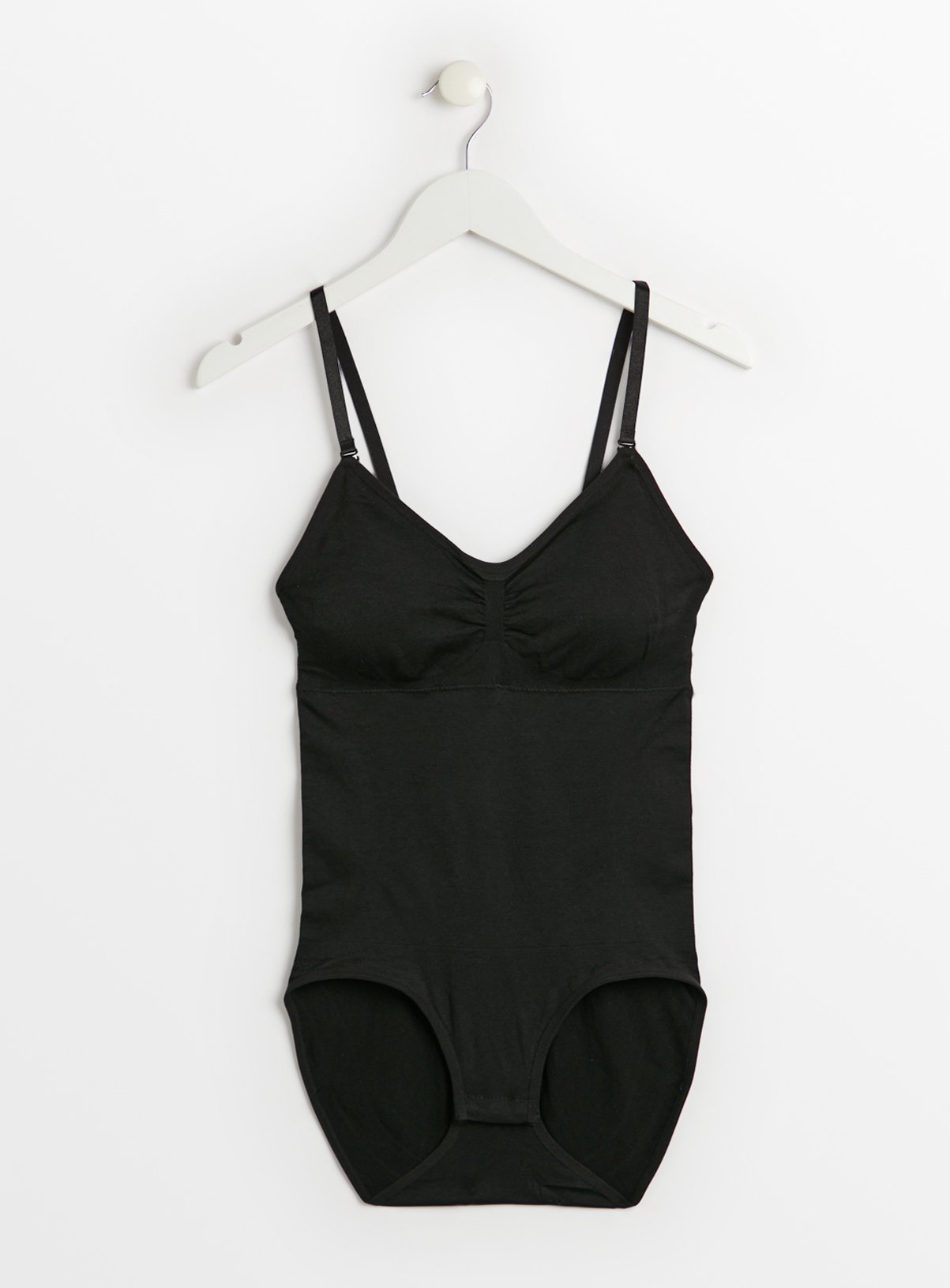 Black Microfibre Smoothform™ Firm Control Shapewear Bodysuit 20-22 - Image 2 thumbnail