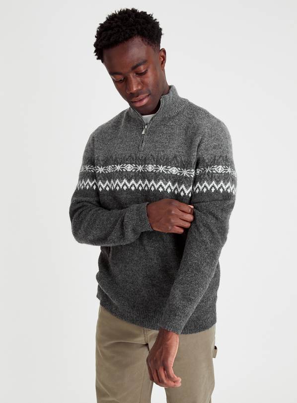 Fair isle best sale quarter zip