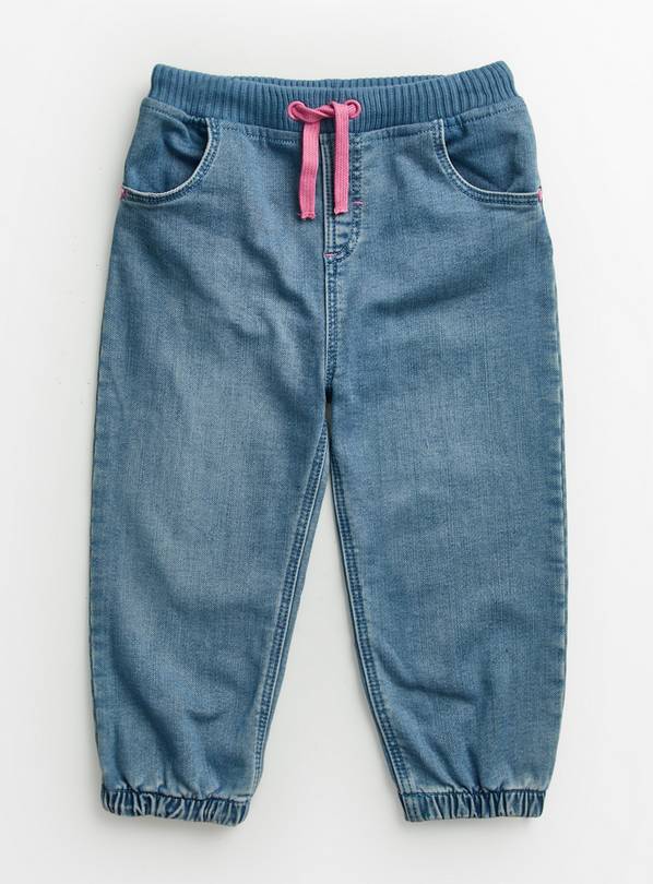 Buy Mid Blue Jogger Jeans 6-7 years, Jeans