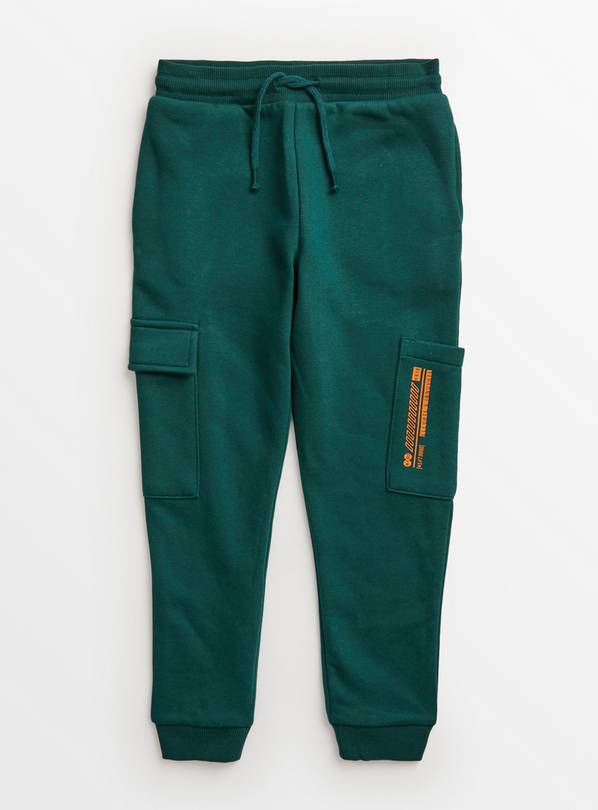 Teal Green Cargo Joggers 9 years