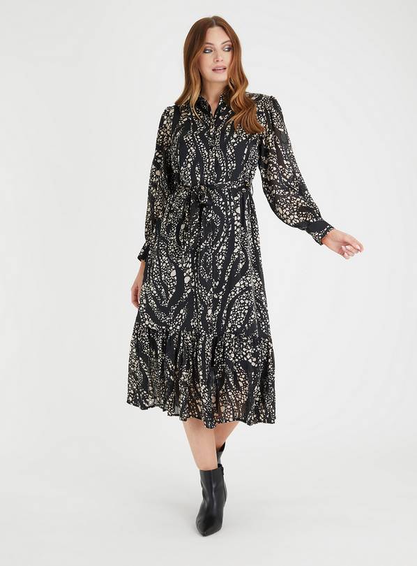 Buy Mono Abstract Print Shirt Dress 16S | Dresses | Tu