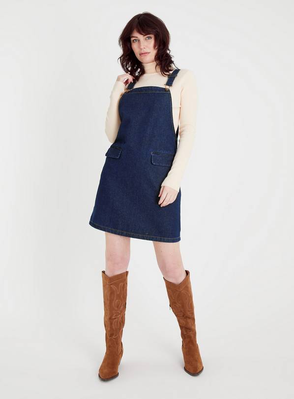 Sainsburys denim hotsell pinafore dress