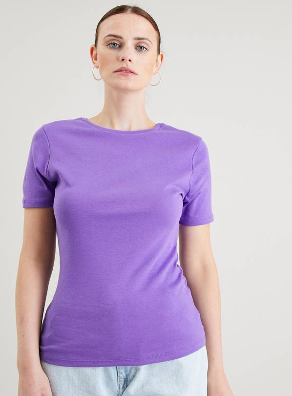 Buy Purple Slim Fit T-Shirt 16 | T-shirts | Argos