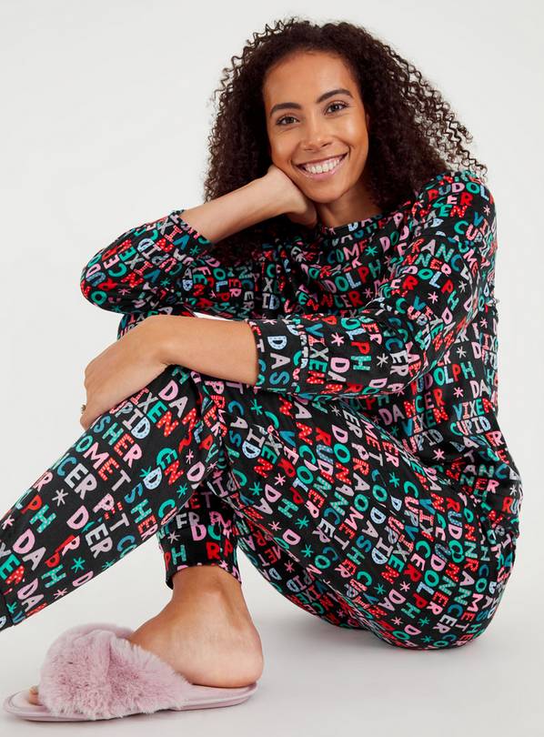 Womens discount reindeer pyjamas