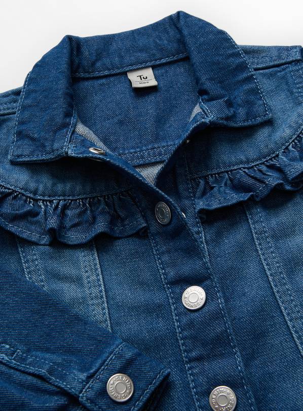 Buy Blue Frill Denim Jacket 1-1.5 years | Coats and jackets | Argos