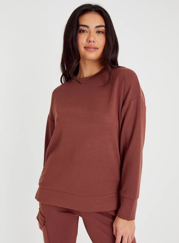 Brown Oversized Fit Sweatshirt 20