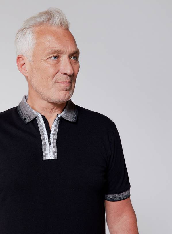 black polo shirt xxxl