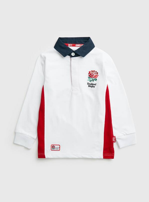 Buy England Rugby White Polo Shirt 2 years Tshirts and shirts Argos