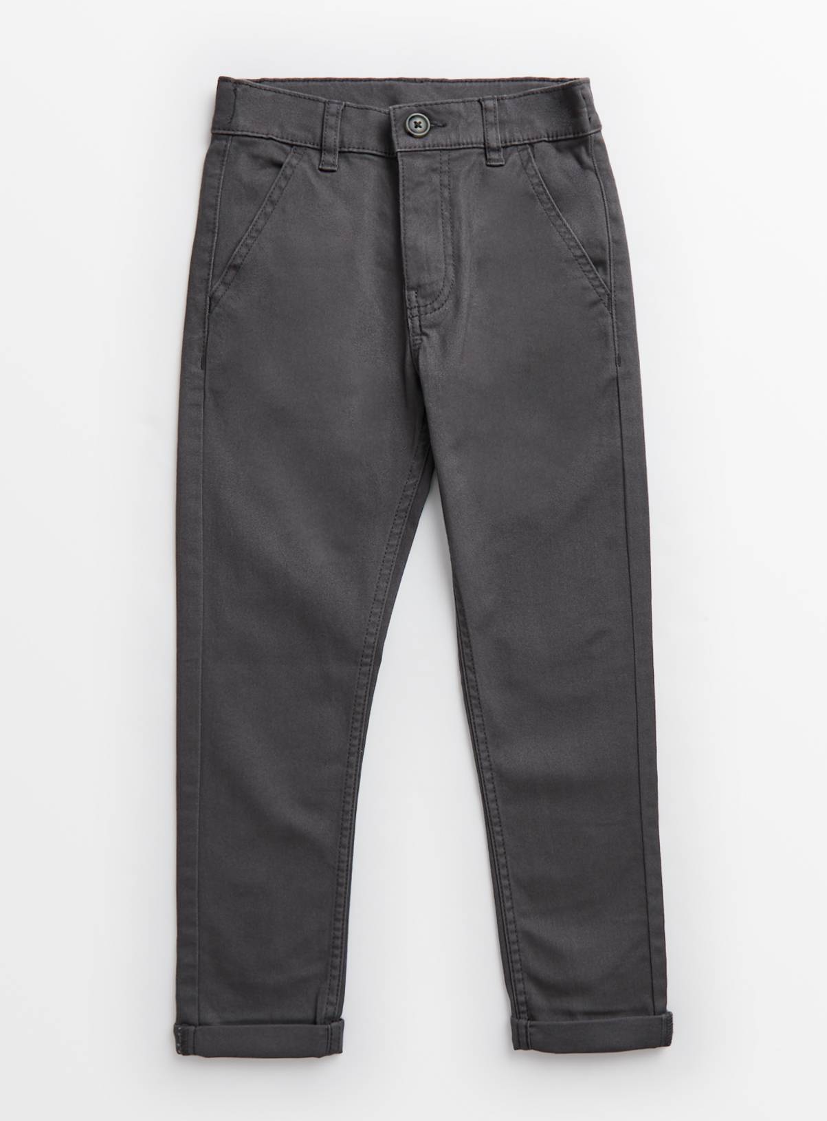 Grey Chino Trousers 12 years - Image 1