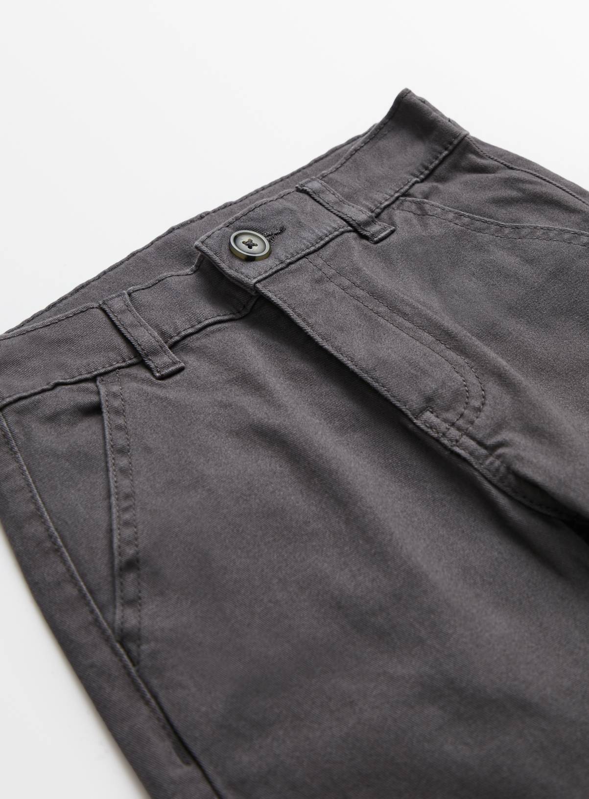 Grey Chino Trousers 12 years - Image 2