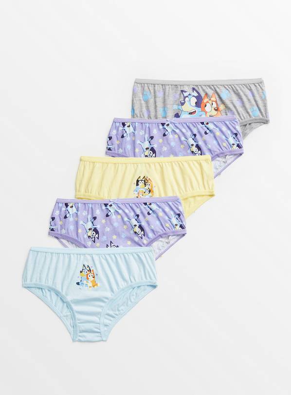 Bluey Character Briefs 5 Pack 2-3 years