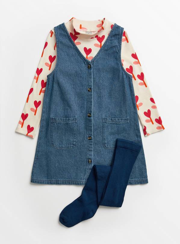 Tu sales denim pinafore