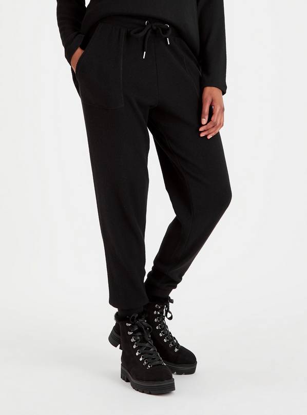 Buy Black Soft Touch Joggers 18 | Joggers | Tu