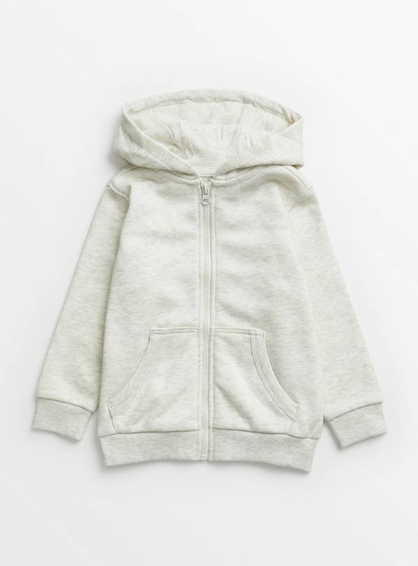 Light grey outlet zip up hoodie