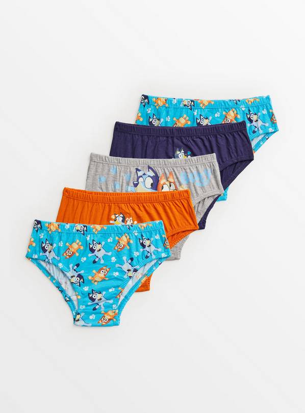 Boys Bluey Underwear 5 Pack, Bluey Briefs for Kids
