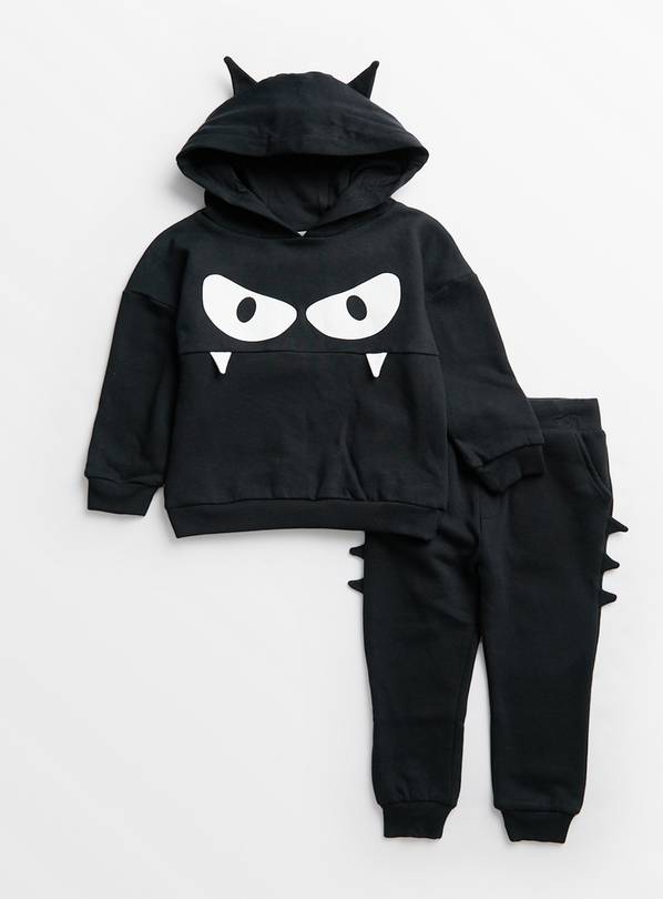 Buy Black Monster Hoodie u0026 Joggers 1-1.5 years | Jumpers and hoodies | Argos