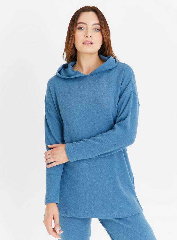 NYDJ Sweatshirt Hoodie with Lace Trim 