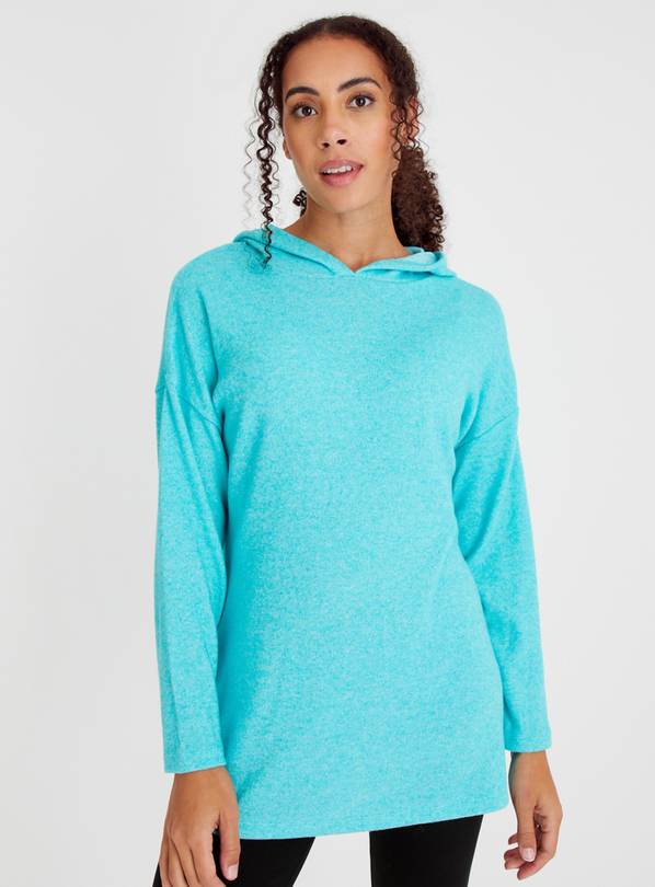 Turquoise Soft Touch Coord Hoodie 22