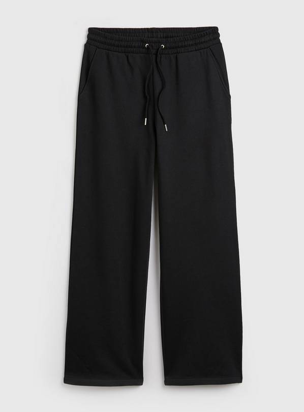 Buy Black Wide Leg Joggers 14 | Joggers | Argos