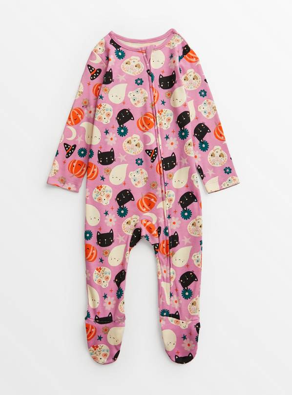 Buy Pink Day Of The Dead Sleepsuit 1218 months Sleepsuits and