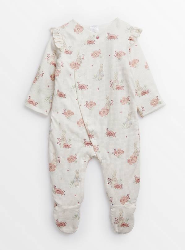 Peter Rabbit Oatmeal Floral 2.5 Tog Sleepsuit  Up to 1 mth