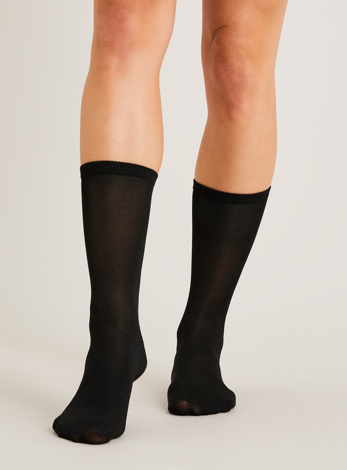 Black Patterned Ankle Socks 3 Pack 4-8 - Image 3 thumbnail