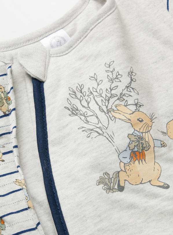 Buy Peter Rabbit Grey Marl 2.5 Tog Sleepsuit 9 12 months