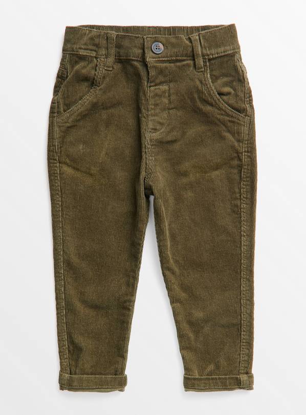 Khaki Corduroy Trousers 7 years