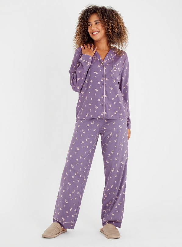 Buy Purple Dandelion Print Pyjamas 12 Pyjamas Tu