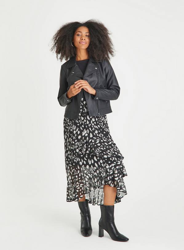 Sainsburys leopard print outlet skirt