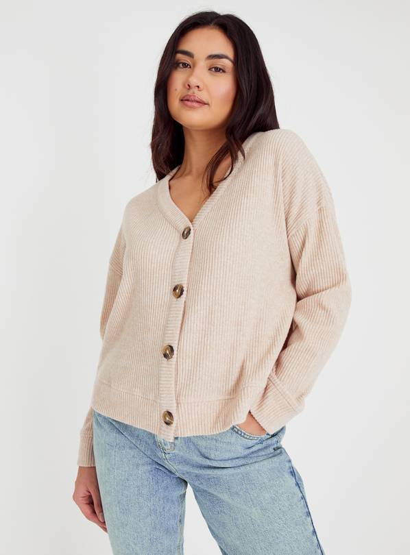 Buy Oatmeal Soft Touch Cardigan 22 | Cardigans | Argos